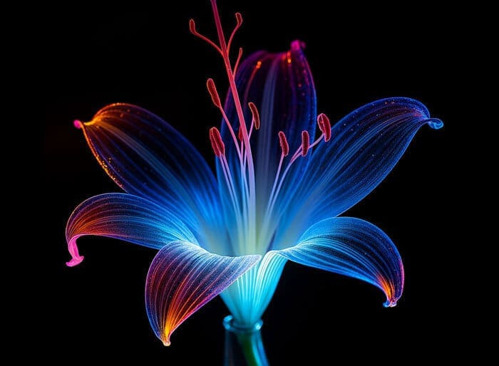 Luminescent lily
